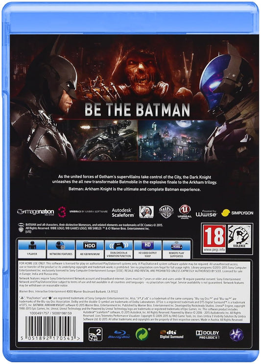 Batman Arkham Knight PS4 (Pre Owned)