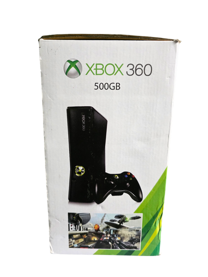 Microsoft Xbox 360 Slim 500GB with 50+ Games Loaded BLACK (Pre Owned)