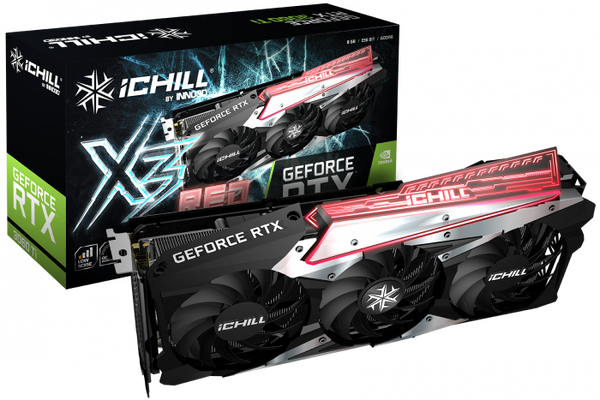 Inno3D NVIDIA GEFORCE RTX 3060 Ti ICHILL X3 RED LHR 8GB (Pre Owned)