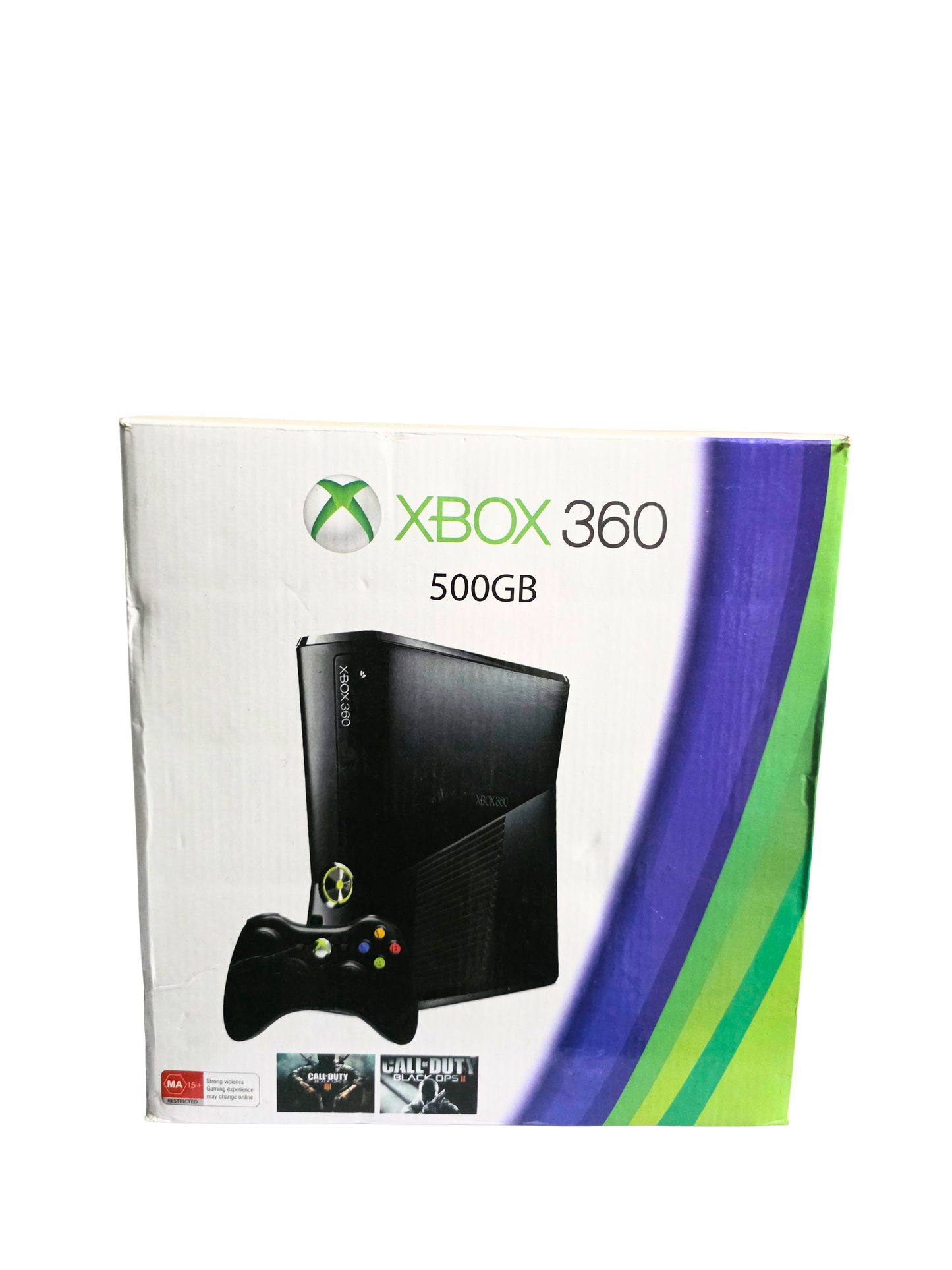 Microsoft Xbox 360 Slim 500GB with 50+ Games Loaded BLACK (Pre Owned)