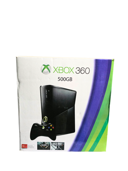 Microsoft Xbox 360 Slim 500GB with 50+ Games Loaded BLACK (Pre Owned)
