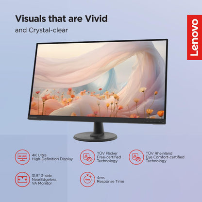 Lenovo D32u-40 D-Series 32 inch (80cm), 3840×2160 4K Ultra HD Monitor (Pre Owned)