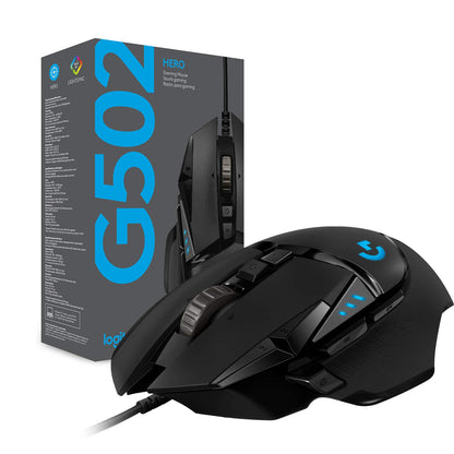 Logitech G502 Hero High Performance Wired USB Gaming Mouse (Open Box)