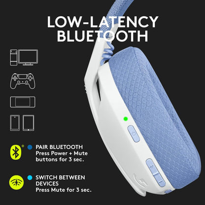 Logitech G435 Wireless Gaming Headset (White)(Open Box)