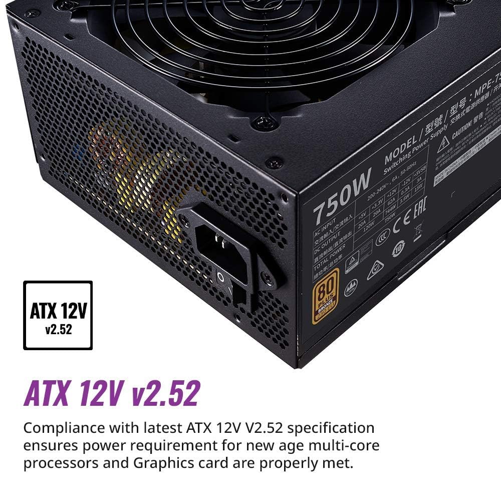 Coolermaster MWE 750 Watt Bronze (Pre Owned)