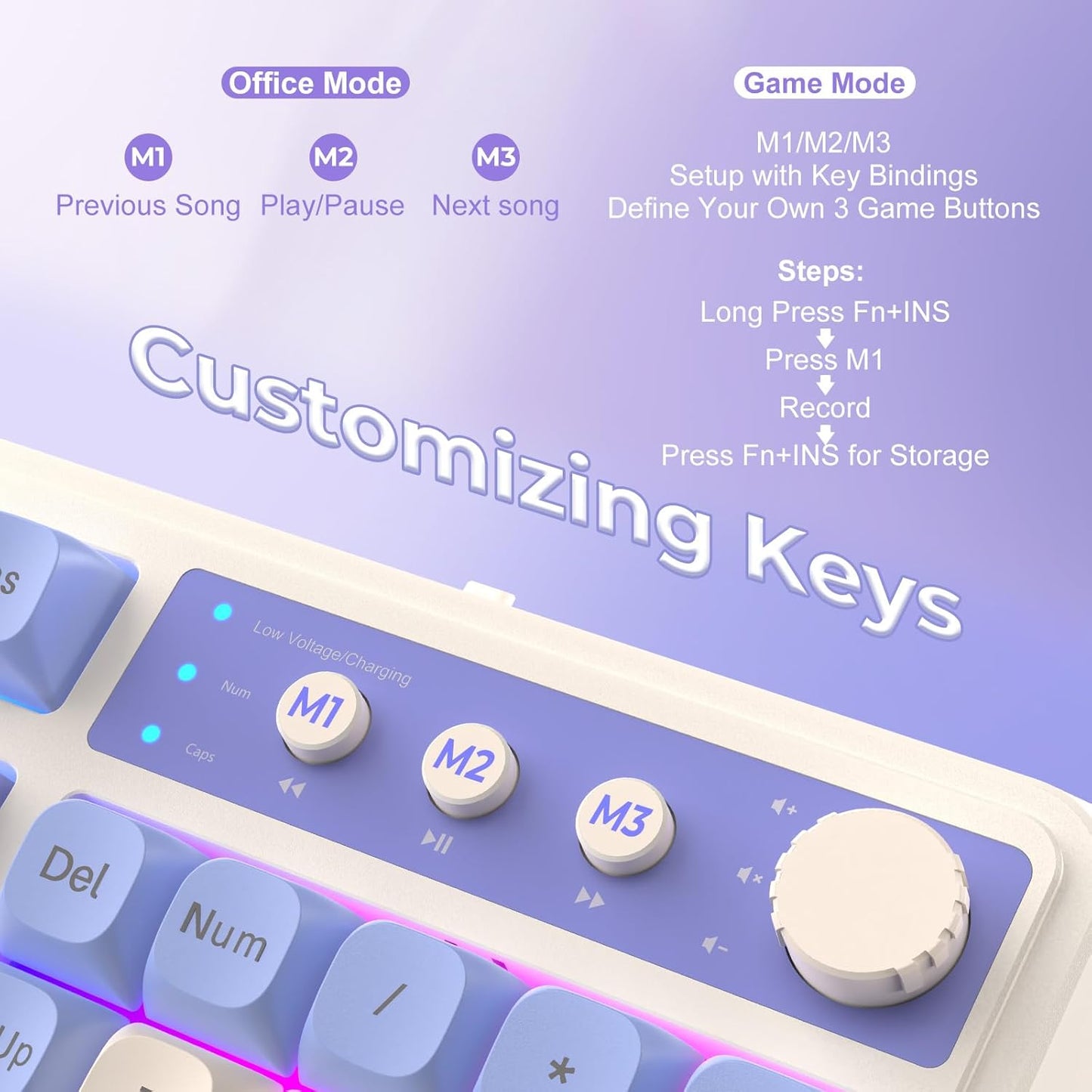 Aula S99 3 in 1 World's First Silicon Membrane Gaming Keyboard (Open Box)