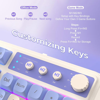 Aula S99 3 in 1 World's First Silicon Membrane Gaming Keyboard (Open Box)