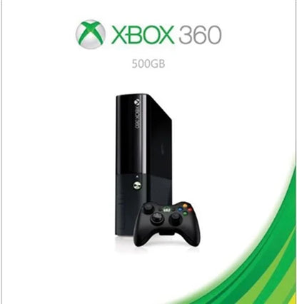 Microsoft Xbox 360 Slim 500GB with 50+ Games Loaded BLACK (Pre Owned)