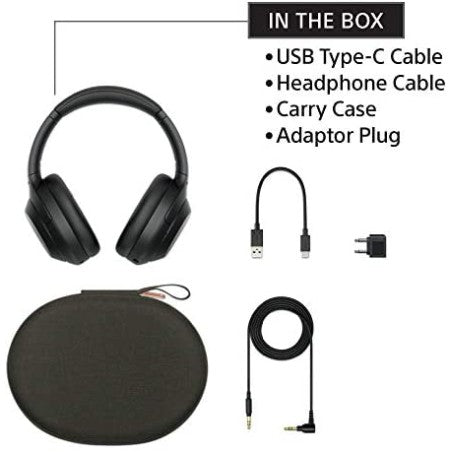 Sony WH-1000XM4 Noise Cancellation Wireless Bluetooth Over-Ear Headphones with Mic - Black (Brand New)