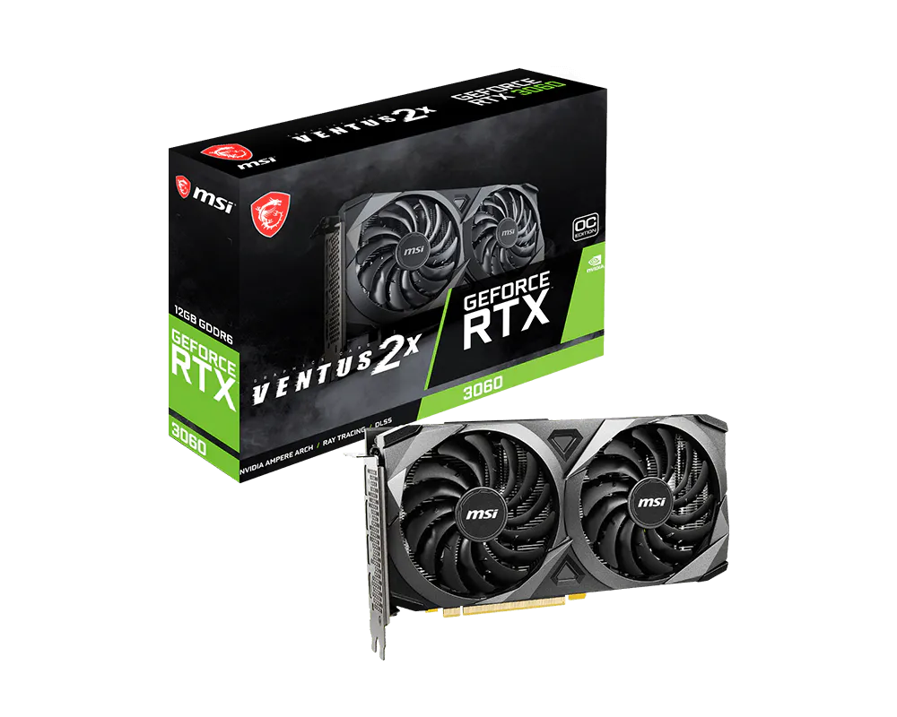 MSI GeForce RTX 3060 Ventus 2X 12G OC (Pre Owned)