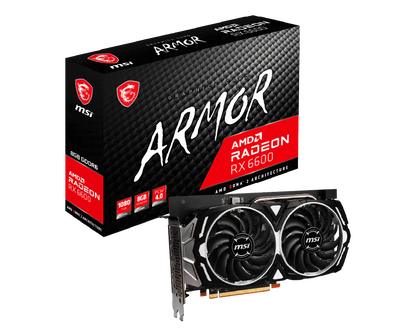 MSI Radeon RX 6600 Armor 8 GB GDDR6 (Pre Owned)
