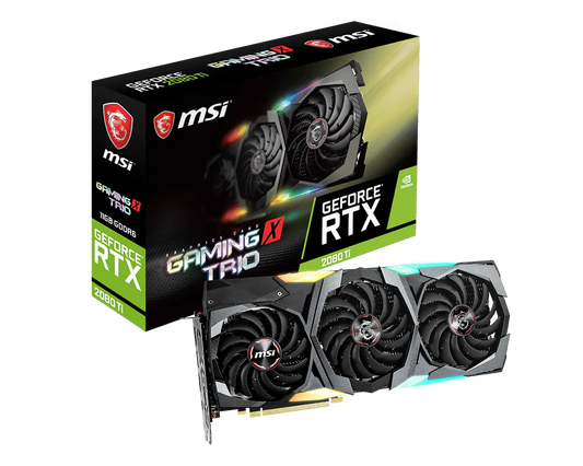 MSI Nvidia RTX 2080 Ti Gaming X Trio 11GB GDDR6 (Pre Owned)