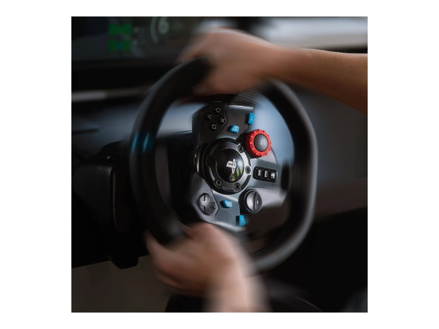 Logitech G29 Racing Wheel with Thrustmaster T-LCM Pedals Combo (Pre Owned)