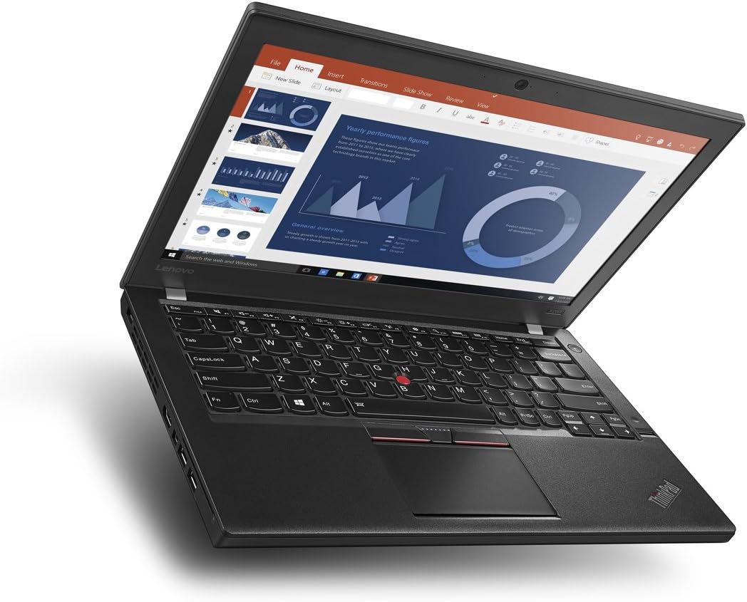 Lenovo Thinkpad X260 intel core i5 6th Gen with 12.5 inch HD Display, Windows 11 and MS Office 2021 Pre-installed (Pre Owned)