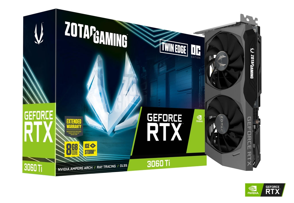 ZOTAC Gaming GeForce RTX 3060 Ti Twin Edge OC LHR 8GB (Pre Owned)